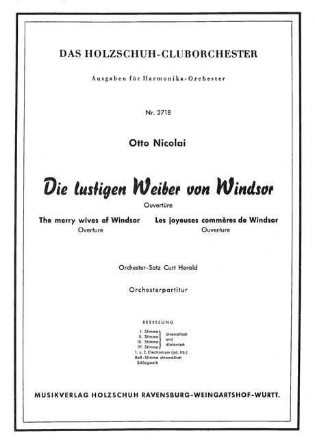Die lustigen Weiber von Windsor
